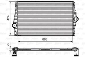 Intercooler, inlaatluchtkoeler 818280