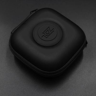 KZ Data Wire Charger Earphone Portable PU Receiving Case(Black)