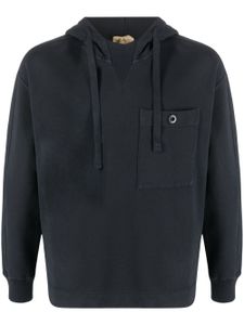 Ten C hoodie en coton à patch logo - Gris