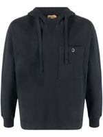 Ten C hoodie en coton à patch logo - Gris