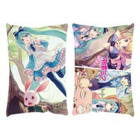 Hatsune Miku Pillow Miku in Wonderlan 50 x 35 cm - thumbnail