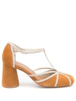 Sarah Chofakian sandales Clementine 75 mm en daim - Marron