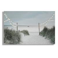 Art for the Home Strandwandeling - LED Canvas - 60x90 cm - thumbnail