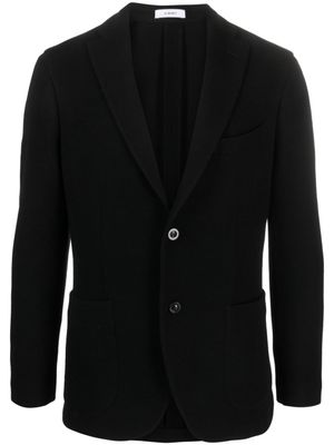 Boglioli blazer à simple boutonnage - Noir