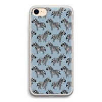 Zebra: iPhone 7 Transparant Hoesje