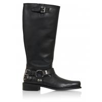 DWRS - Zwart | Dames | Laarsje | Zwart | 38 | regular | Kamst mode