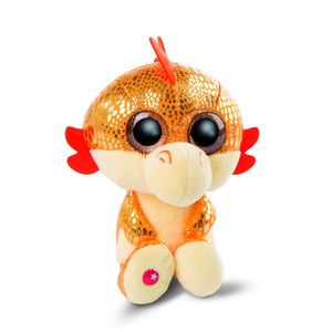 NICI Knuffel Draak - Yo-Yo - pluche - oranje - 15 cm - knuffeltje