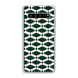 Moroccan tiles: Samsung Galaxy S10 5G Transparant Hoesje