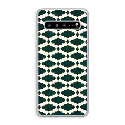 Moroccan tiles: Samsung Galaxy S10 5G Transparant Hoesje