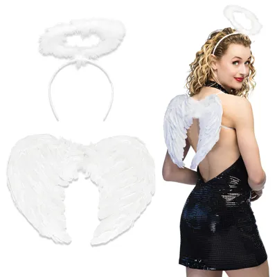 Set Engel Compleet Wit