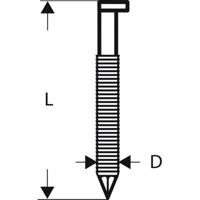 D-kopstripnagel SN34DK 65R, 2,8 mm, 65 mm, blank, gegroefd 3000 stuk(s) Bosch Accessories 2608200015 Afm. (l x b) 65 mm x 2.8 mm - thumbnail