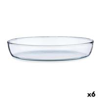 Serveerschaal Pasabahce 1001117-59074 Borcam Ovaalvormig 3,3 L 25 x 6,5 x 35,2 cm (6 Stuks)