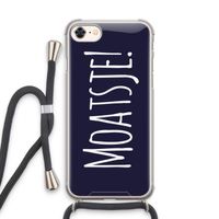 Moatsje!: iPhone 7 Transparant Hoesje met koord