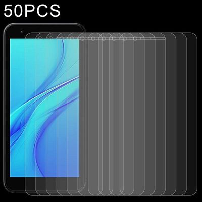 50 stks 0.26mm 9H 2.5D gehard glasfilm voor ITEL A27