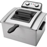 Profi Cook PC-FR1038 Friteuse met dubbele koudezone 5 l 3000 W Timerfunctie, Met handmatige temperatuursinstelling RVS