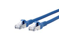 Metz Connect 1308455044-E RJ45 Netwerkkabel, patchkabel CAT 6A S/FTP 5.00 m Blauw Snagless 1 stuk(s) - thumbnail