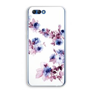 Waterverf bloemen: Honor 10 Transparant Hoesje