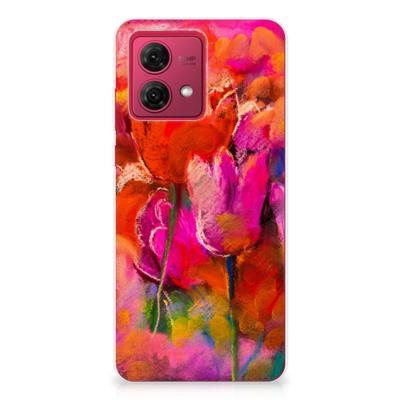 Smartphone hoesje Motorola Moto G84 Tulips
