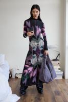 Lange spiegeljurk - BLACK - XL