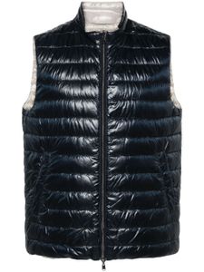 Herno gilet à design réversible - Bleu