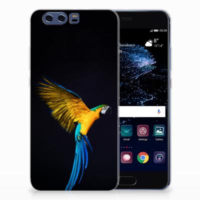 Huawei P10 Plus | TPU Hoesje | Papegaai