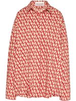 Valentino Garavani robe-chemise Toile Iconographe - Tons neutres