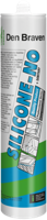 Den Braven Zwaluw silicone-no + sanitary | 310 ml | transparant - 30618947
