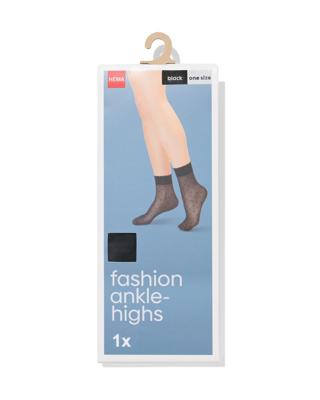HEMA Fashion pantysokken stippen zwart (zwart)
