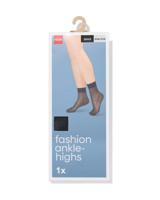 HEMA Fashion pantysokken stippen zwart (zwart)