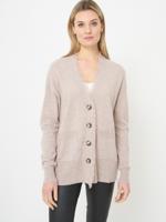 Fijn gebreid cashmere vest met zakken voor