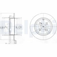 Remschijf BG3974 - thumbnail