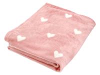 LIVARNO Plaid 130 x 160 cm (Lichtroze)