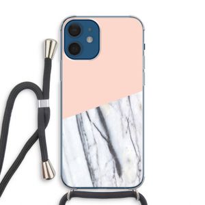 A touch of peach: iPhone 12 Transparant Hoesje met koord