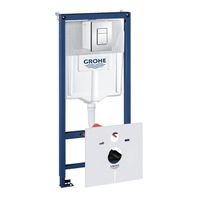 GROHE Rapid SL WC element voor voorwand of systeemwandmontage 113cm met bedieningsplaat Skate Cosmopolitan 38775001 - thumbnail