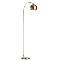 Leen Bakker - Vloerlamp Dina - Goudkleur - 148 X 24 Cm - Metaal - Goudkleurig - 53x148x24 Cm