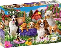Puppy Patch Puzzel 1000 Stukjes