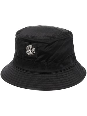 Stone Island bob à patch logo - Noir