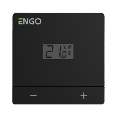 ENGO EASY-230B - Bedrade thermostaat, 230V Zwart