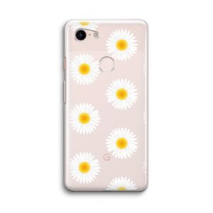 Margrietjes: Google Pixel 3 Transparant Hoesje