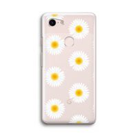 Margrietjes: Google Pixel 3 Transparant Hoesje