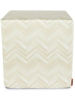 Missoni Home pouffe Layers Inlay - Tons neutres