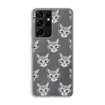 Kitten: Samsung Galaxy S21 Ultra Transparant Hoesje