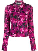 Versace Jeans Couture chemise stretch à étoiles imprimées - Rose
