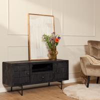 Tv meubel Brandy Black | 120 cm STF-1500