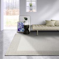 Wollen Vloerkleed Johann - Creme maat: 290x200cm - materiaal: Wol - Dekbed-Discounter.nl