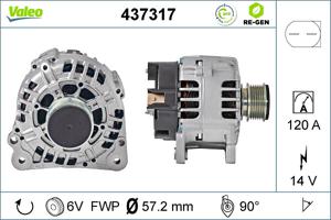 Valeo Alternator/Dynamo 437317