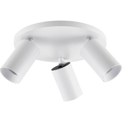 Deko Light 348255 Can Tilt rund, 3x 7,5 W GU10, Weiß Plafondopbouwarmatuur GU10 7.5 W Wit