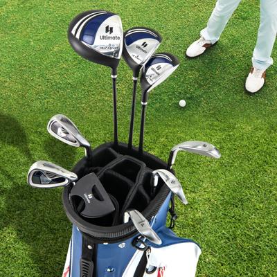 9-delige Complete Golfclubset voor Heren Golfset Perfect Golfclubcadeau Golfclubs Rechtshandig met Regenhoes