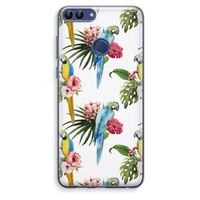 Kleurrijke papegaaien: Huawei P Smart (2018) Transparant Hoesje
