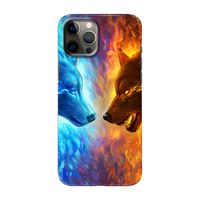 Fire & Ice: Volledig geprint iPhone 12 Pro Max Hoesje